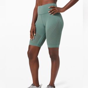 Lululemon Athletica Green Athletic Shorts